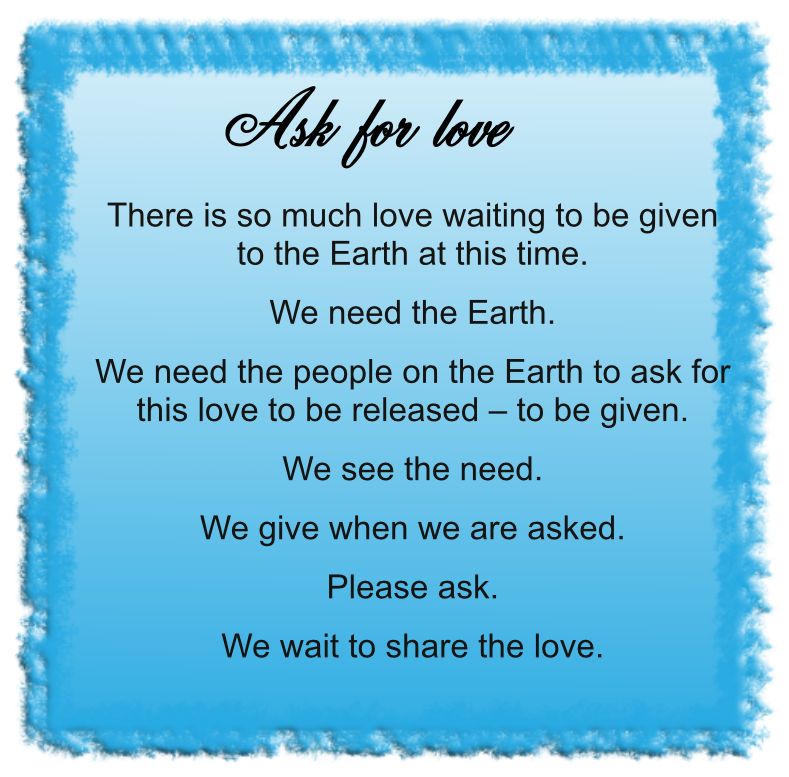 Ask for love