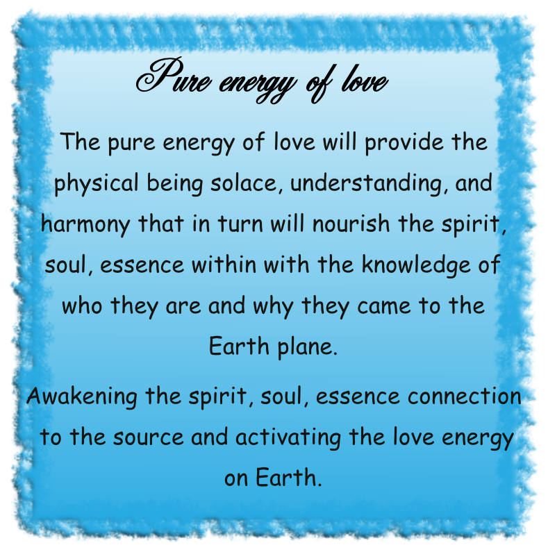 Pure energy of love