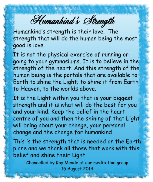 Humankind's Strength