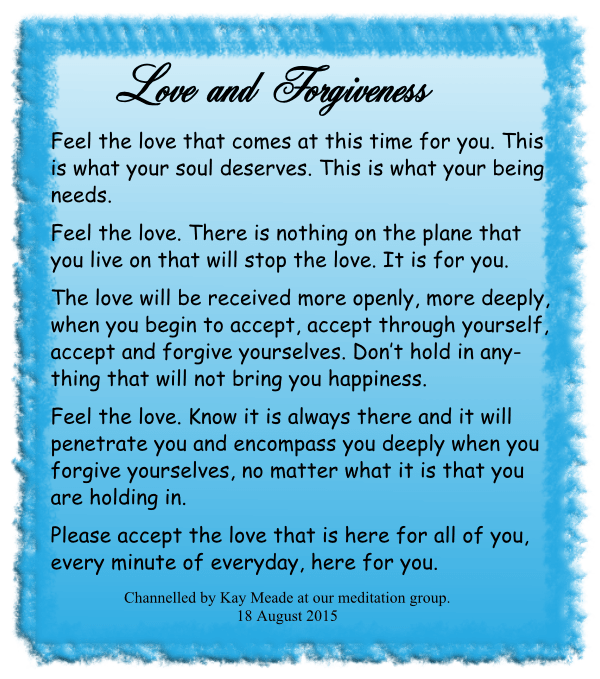 Love and Forgiveness