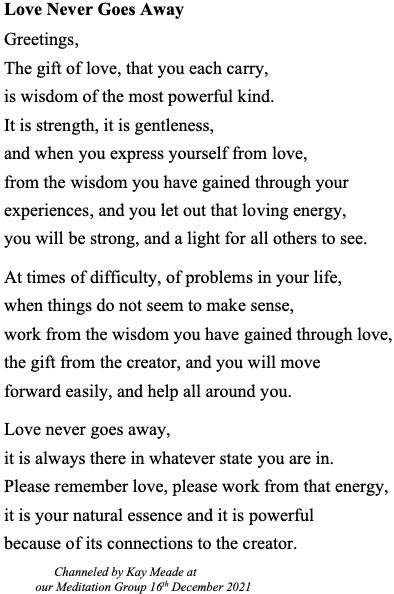 LOve Nerver Goes Away