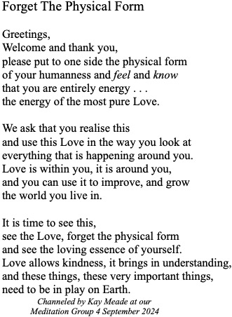 Forget the Physical Form